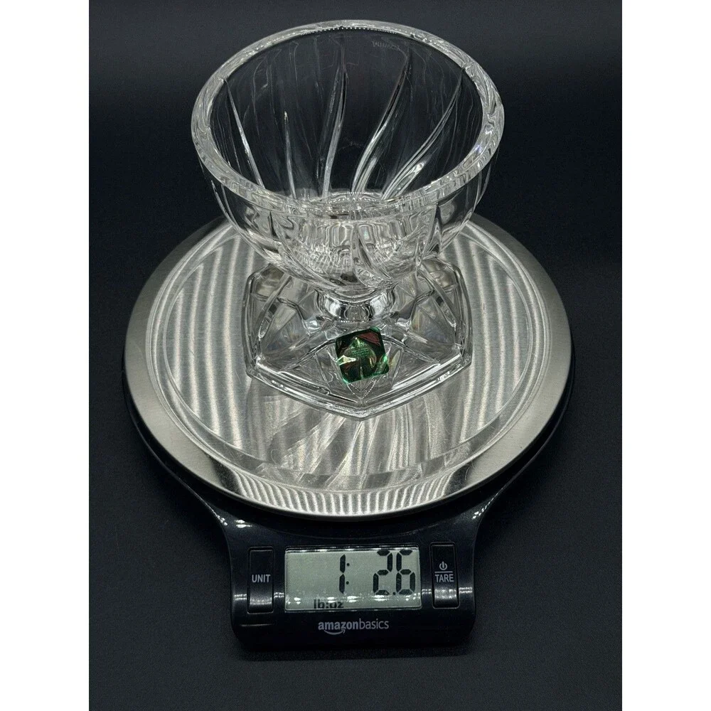 *2* VTG Marquis by Waterford Amway Diamond Collection Reversible Candle Holders